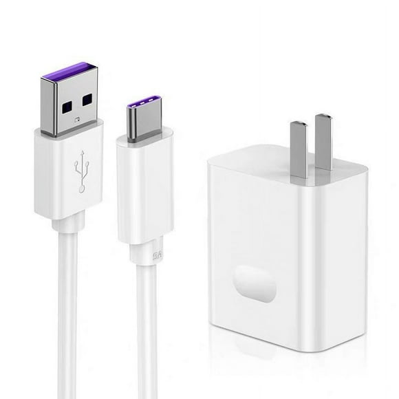 Compatible pour Chargeur de Téléphone Mobile Huawei Super Rapide Chargeur Usb avec Ensemble de Câbles 40w/22.5w pour 5a 22.5 w+ 1 Mètre