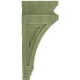 thumbnail image 2 of Ekena Millwork 3 7/8"W x 4 1/2"D x 14"H Arts and Crafts Wood Vintage Decor Corbel, Restoration Green, 2 of 6