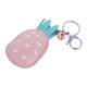 thumbnail image 5 of Lindo llavero con colgante de piña de cuero PU, llavero, bolso, adorno para coche, regalo (rosa), 5 of 5