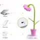 thumbnail image 3 of Lámpara de escritorio para niños, lámpara de noche regulable con sensor táctil, lámpara de lectura agradable a la vista con portalápices, lámpara de mesa recargable USB para niños, niñas, (rosa) Adepaton LL-0058, 3 of 6