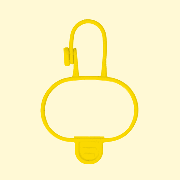 Woofpanion Accessory Band for Dog Poop Bag Dispenser, Yellow