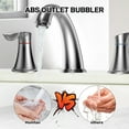 thumbnail image 5 of Accreate 8 Inch Bathroom Faucets for Sink 3 Hole with Pop up Drain and cUPC Lead-Free Hose, 5 of 9
