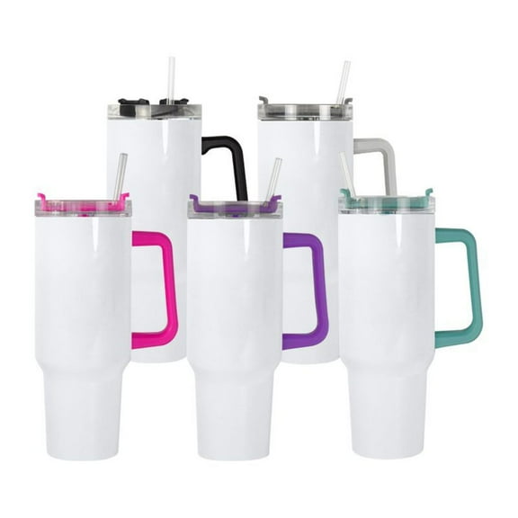 Hailey Brook Designs 40 oz Handle Stainless Sublimation Tumbler