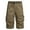 Yellow—2025 Summer Savings, variant on BADHUB Mens Big & Tall Cargo Shorts Elastic Waist Hiking Outdoor Shorts Ripstop Cotton Knee Lenght Workout Shorts with Pocket Black L