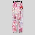 thumbnail image 2 of Kuromi And My Melody Women's Harem Pants, Hippie Casual Pants Flowy Yoga Trousers with Pockets, 2 of 7