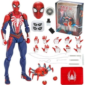 Njube Spider Mαn Jeu de mise à niveau de la poupée des figures d'action Edition Doll Hand Office Aberdeen de décoration modèle Set de boîte de peinture pour les ventilateurs 6-Inches