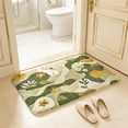 thumbnail image 4 of Roiihwy Bath Mat, Ultra Absorbent Quick Dry Bathroom Floor Mats-Rubber Non-Slip Thin Bathroom Rug Fit Under Door, Faux Suede Surface Shower Rug for Bathtub, Sink, Shower Room, 4 of 6