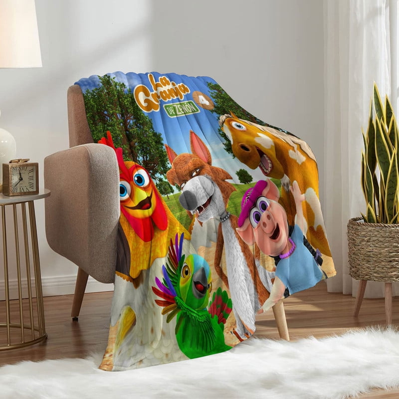 The La Granja De Zenon Anti Pilling Flannel Blanket Gifts for Fans Lover Girls Boys Women Present Hoodie Him Bed 30"x40"