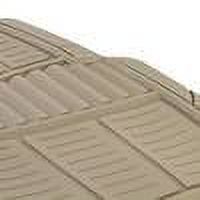 Auto Drive 4-Piece Rubber Floor Mats, Toll Tan, Universal photo 5