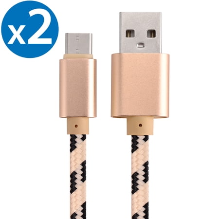 2x 3FT USB Type C Cable Fast Charging Cable USB-C Type-C 3.1 Data Sync Charger Cable Cord For Samsung Galaxy S9 S9+ Galaxy S8 S8 Plus Nexus 5X 6P OnePlus 2 3 LG G5 G6 V20 HTC M10 Google Pixel XL price history on PriceWatchPro
