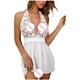 thumbnail image 4 of Camisón sexy con bordado de flores de encaje con honda para mujer Lencería sexy Fridja nalpqowj18271, 4 of 9