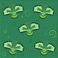 thumbnail image 1 of Ahgly Company Machine Washable Indoor Square Transitional Forest Green Area Rugs, 5' Square, 1 of 7