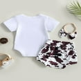 thumbnail image 4 of Combinaison à Manches Courtes pour Filles + Short + Bandeau, 4 of 8