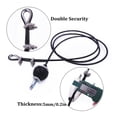 thumbnail image 2 of 2 Unidades 5mm 2m Fitness DIY Polea Cable Sistema de cuerda para bíceps Volver Inicio Gimnasio DYNWAVEMX Cable de polea de bricolaje de fitness, 2 of 8