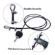 thumbnail image 2 of 2 Juegos 5 Mm 2 DIY Polea Cuerda Sistema de Cuerda para Bíceps Gimnasio en hogar Sharpla Cable de polea de bricolaje de fitness, 2 of 8