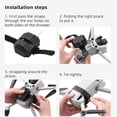 thumbnail image 2 of NATEFEMIN Lightweight Drone Airdrop Thrower ABS Material Magic Strap Fixed For DJI Mavic Pro Air for X8SE, 2 of 5