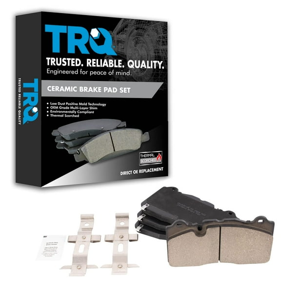 TRQ Front Ceramic Brake Pads Fits 2016-2019 Cadillac CTS BFA19038
