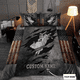 thumbnail image 4 of Juego de cama personalizado con nombre Bull Riding American Bull Rider Ver 3, 4 of 4