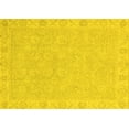 thumbnail image 1 of Ahgly Company Indoor Rectangle Abstract Yellow Modern Area Rugs, 8' x 10', 1 of 4