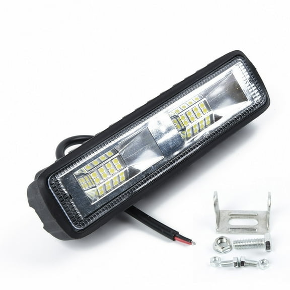 BAGUER Car Light Assembly 16 Led Fog Lights Off Road 18W 16 Led 6000K Car Suv Flood Beam Work Light Driving Fog Lamp Bar