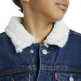 thumbnail image 6 of Levi's Boys' Faux Shearling Denim Trucker Jacket, Sizes 8-20, 6 of 12