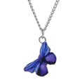 thumbnail image 1 of Collier Chaîne Papillon Mignon Bling Bijou Collier Pendentif Collier pour Femmes, 1 of 5