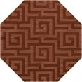 thumbnail image 3 of Dalyn Dover Area Rug DV13 Dv13 Coral Squares Maze 10' x 10' Round, 3 of 5