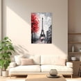 thumbnail image 2 of ZHONGYUTONG Paris Canvas Wall Art Eiffel Tower Pictures Wall Decor Living Room Painting Framed (20.00" x 30.00"), 2 of 5