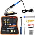 thumbnail image 1 of Kit de Soldador, Juego de Soldador Eléctrico de 60W, con 5 Puntas de Soldador, Temperatura Ajustable de 200°-450°C, con Bolsa de Almacenamiento, para Reparación Electrónica(220v) ACTIVE Biensenido a ACTIVE, 1 of 1