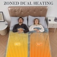thumbnail image 5 of MaxKare Queen Electric Heated Blanket, 10 Heating Levels, 10H Timers, Dual Control, Machine Washable, ETL/FCC Certified, Gray, 5 of 9