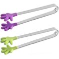 thumbnail image 2 of 4 paquetes de mini pinzas de azúcar, 13 cm/5,1' Pinzas de cocina de silicona Pince Pour Barbecue Sucre Enfant - Scurit De La Nourriture, 2 of 4