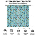 thumbnail image 2 of Blackout Kids Curtains,Cartoon Construction Vehicles Snowflakes Childrens Insulated Curtains Set Of 2,Bedroom Essentials,Toddler Room Decor 42"x84", 2 of 5