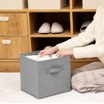 thumbnail image 4 of Caja de almacenamiento de ropa plegable de 3 piezas, organizador de escritorio, 4 of 5