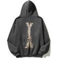 thumbnail image 2 of XINQIHANG Men's Hoodie Hip Hop Pullover Sweaters for Teenagers, 2 of 3