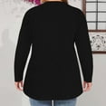 thumbnail image 5 of Plus Size Sweater Jacket for Women Fall Cute Jacket Oversized Casual Sweatshirts with Pocket, 5 of 5