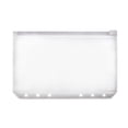 thumbnail image 1 of 10 Pieces Zipper Pouch Container Convenient PVC Documents Pouches Document Holding Bag Storage Containers for Home Office School A6 Transparent, 1 of 6