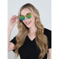 thumbnail image 3 of Foster Grant Gold-Tone Cat-Eye Women's Sunglasses, 3 of 5