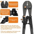 thumbnail image 6 of TooTaci Stainless Steel Cable, 100ft 1/8" Wire Rope with Wire Crimping Tool and Cutter for Deck Railing, Clothesline, Shade Sails, String Light, 6 of 10