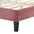thumbnail image 6 of Modway Aviana Modern Performance Velvet King Bed in Dusty Rose, 6 of 10
