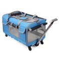 thumbnail image 1 of Nouveau Sac pour Chat Portable Chariot pour Animaux Détachable Roue Universelle Respirant Pliable Grande Capacité Sac pour Animaux, 1 of 7