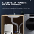 thumbnail image 6 of Universal Washing Machine Drain Hose Adapter with Anti-Odor Seal,Leak-Proof Laundry Water Outlet Connector for Floor and Wall Installation,Durable ABS Plastic Plumbing Fitting, 6 of 6