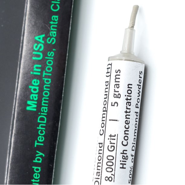 TechDiamondTools Diamond Polish Compound Polish Paste 8,000 Grit Mesh 0