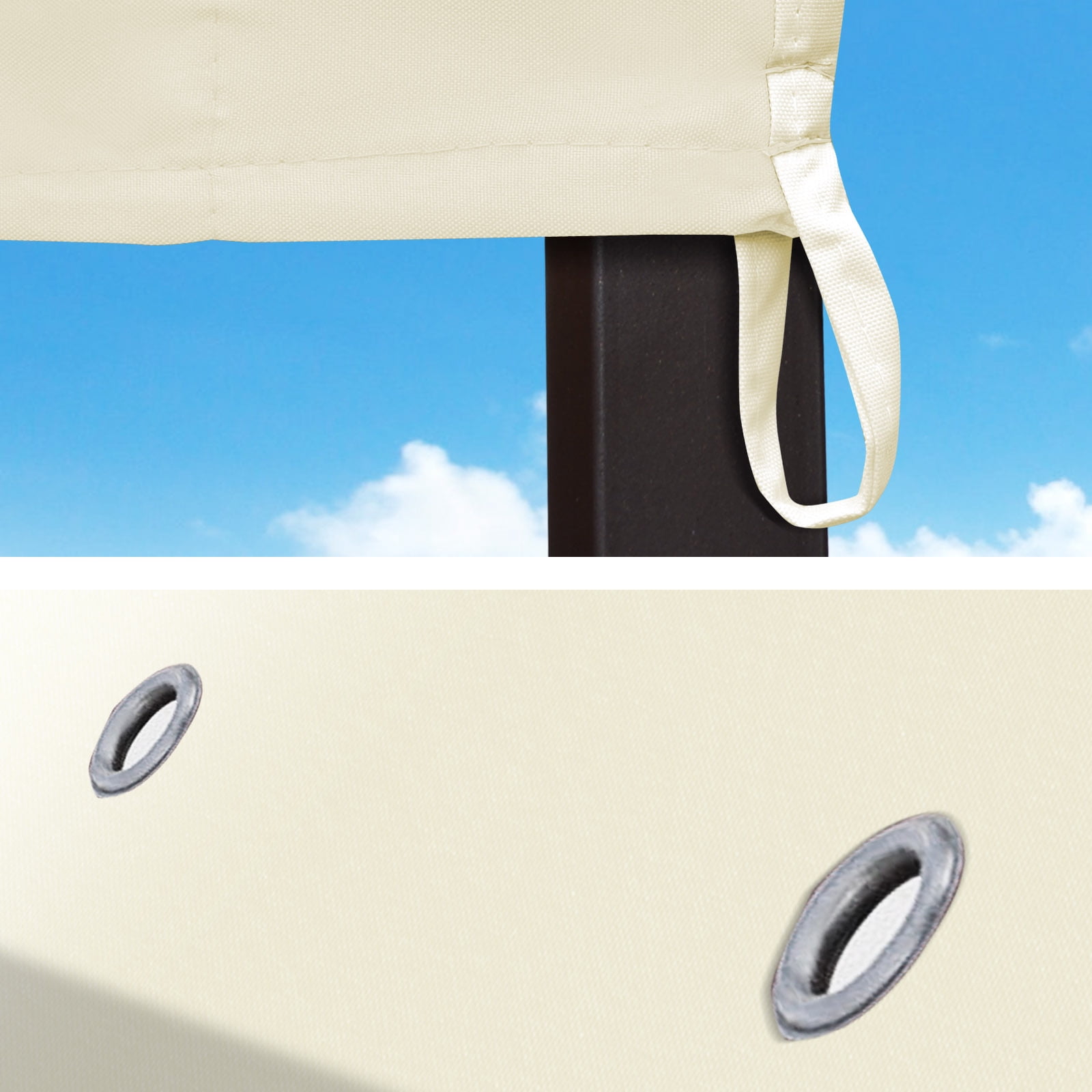Sunrise Ez pop Up Instant Canopy 10'X10' Replacement Top Gazebo