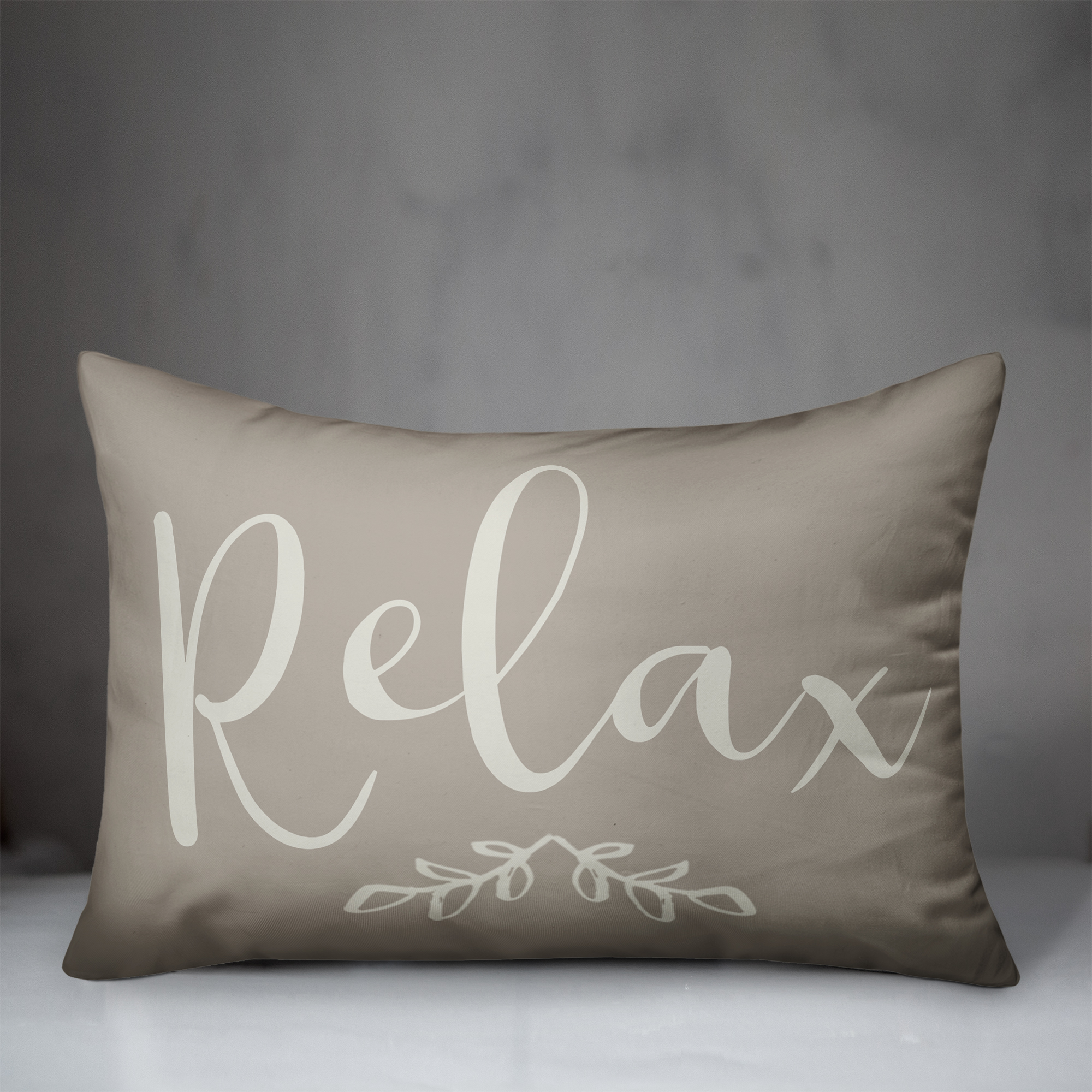 Creative Products Relax on Gray 14x20 Indoor / Outdoor Pillow