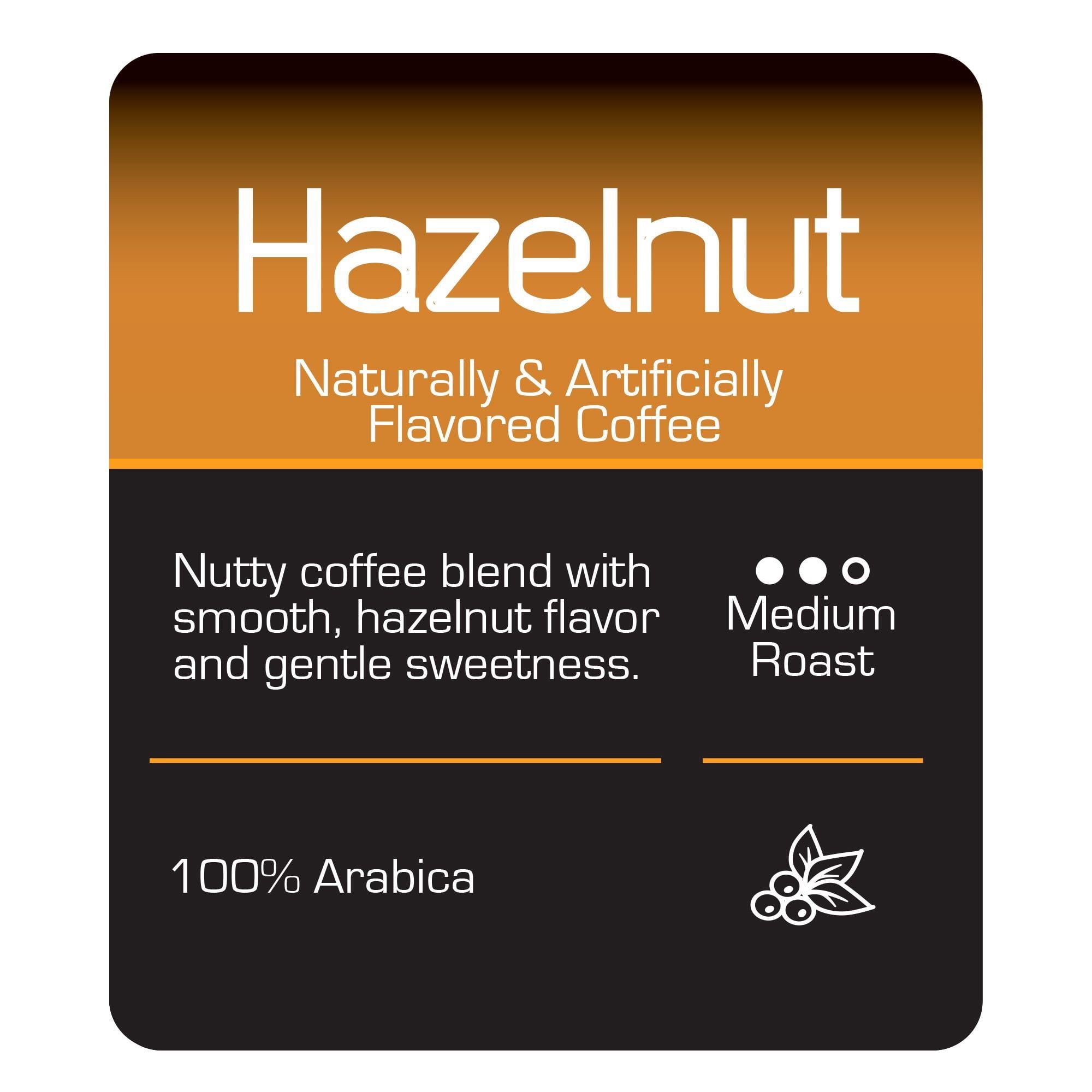 Roast Ridge Single Serve Coffee Pods for Keurig K-Cup Brewers, Hazelnut Blend, Medium Roast, 100 Ct