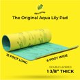 thumbnail image 3 of Aqua Lily Pad 12x6 Feet Original Floating Water Mat Foam Island for Lake, Pool, and Beach, 3 of 10