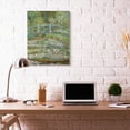 thumbnail image 2 of Stupell Industries Bridge Over Lilies Monet Classic Painting Canvas Wall Art by Claude Monet, 30" x 40", 2 of 6