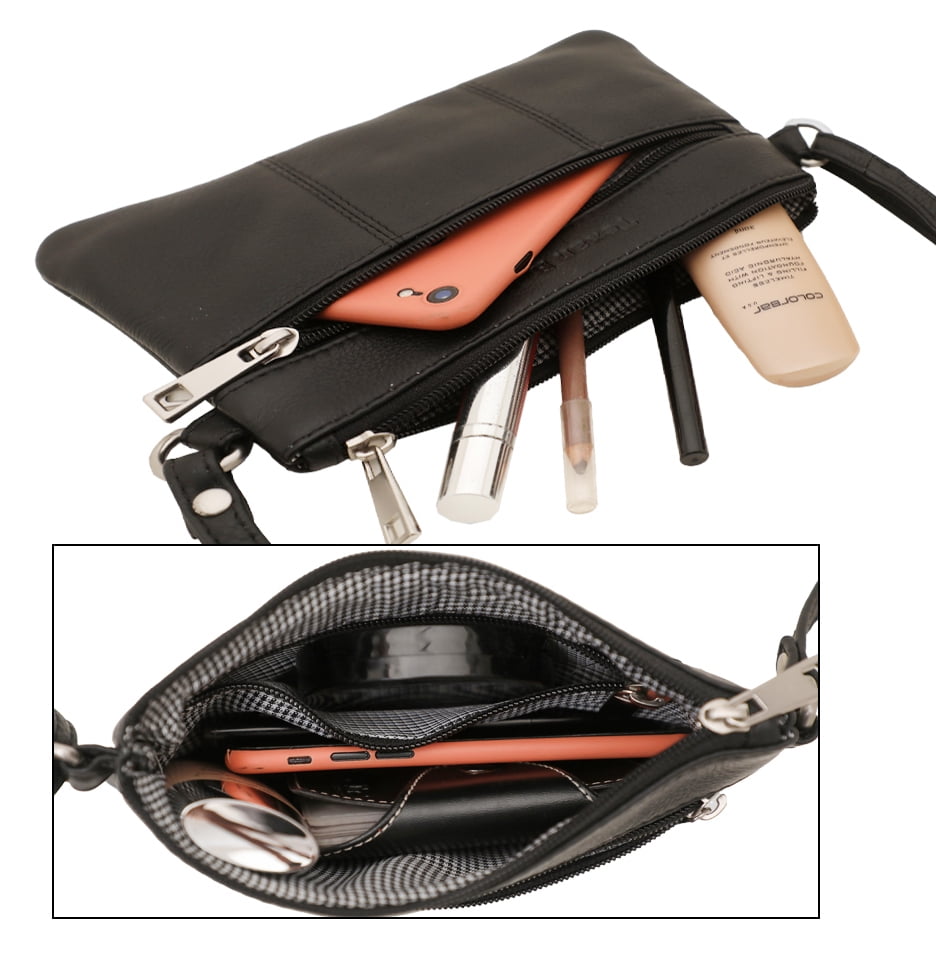 Leather Crossbody Bags For Women-Shoulder Strap Women Purses Travel Handbags