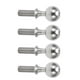 thumbnail image 2 of Cabeza de bola de brazos RC, 4 piezas de tornillos de cabeza de bola de pivote de acero inoxidable RC, bola de pivote, materiales de la mejor calidad, 2 of 12