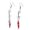 C, variant on Earrings Product Category Axe Teeth Scissors Drop Earrings For Women Gothic Print Minimalist Halloween Party Accessory